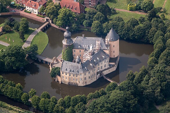 Aerial photograph of Burg Gemen
