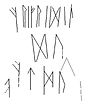 Runeninschrift auf der Bülacher Fibel