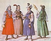 Bulgarian women in 1586.