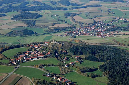 Burgruine Haus Murach (Obermurach) mit Niedermurach