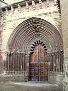 Portada de la iglesia de San Román (Cirauqui)
