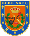 Emblem of the EOD-CBRN Central Unit (UCDE-NRBQ)