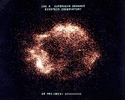 x-ray image of Cassiopeia A taken with the Einstein Observatory