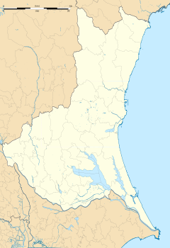 Tōkai Station is located in Ibaraki Prefecture