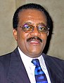 Johnnie Cochran in mei 2001 (Foto: Mark Winograd) overleden op 29 maart 2005