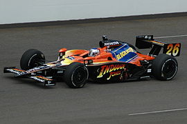 Marco Andretti, arrivé 3e sur sa Dallara aux couleurs d'Indiana Jones.