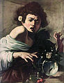 『トカゲに噛まれた少年』（1593年 - 1594年頃） ナショナル・ギャラリー（ロンドン）