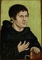 Cranach workshop, Martin Luther as an Augustinian Monk, after 1546 date QS:P,+1546-00-00T00:00:00Z/7,P1319,+1546-00-00T00:00:00Z/9 , Germanisches Nationalmuseum