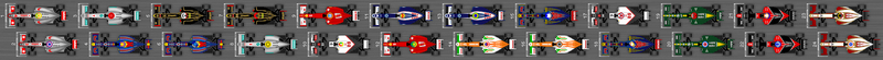 Schéma de la grille de qualification du Grand Prix de Malaisie 2012