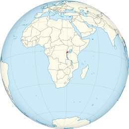 Ruanda - Localizzazione