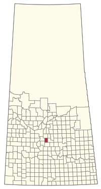 Location of the RM of Lost River No. 313 in Saskatchewan