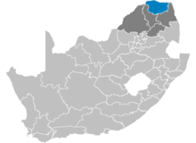 South Africa Districts showing Vhembe.png