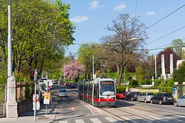 Straßenbahnlinie 37 in der Haltestelle Barawitzkagasse, 09.04.2017.jpg