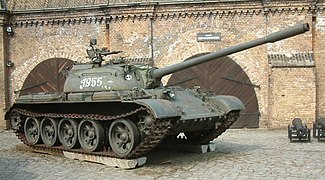 T-55 - czołg na wyposażeniu pułku, lata 70.