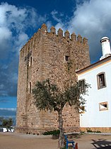 Castillo de Torre de Coelheiros en el municipio de Évora.