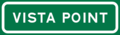 Vista Point sign