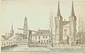 De oostpoort te Delft 1829