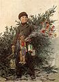 Berliner Junge vom Weihnachtsmarkt, c. 1890