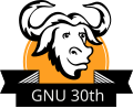 GNU 30周年纪念商标