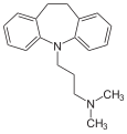 Deutsch: Struktur von Imipramin English: Structure of Imipramine