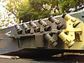 76mm-es ködgránátvetők a Leopard 2A4HU harckocsin