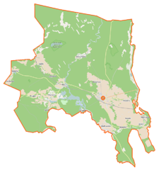 Plan gminy Osie