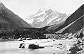 Mount Cook mix-Xmara Hooker, ritratt meħud minn David Paul Gooding fl-1913.