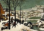 Jagers in de sneeuw, Pieter Bruegel de Oudere