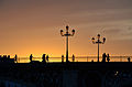 Le pont de Triana au crépuscule