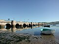 Ponte da Maza sobre a ría de San Vicente de la Barquera.