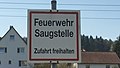 Saugstelle für die Feuerwehr in Herbstein, Vogelsbergkreis, Hessen