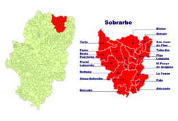 Broto – Mappa