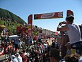 Bergankunft am Col de la Colombière bei der Tour de France 2007