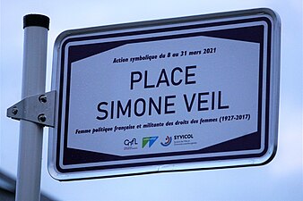 Simone veil enparantza, Walferdange