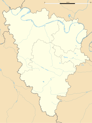 奥维利耶在伊夫林省的位置