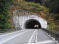 滝成トンネル（起点側）。施工は戸田建設と岩浪建設によるJV。