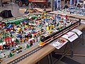 LEGO terepasztal egy LEGO TGV-vel