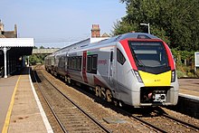 755/4 sorozat Greater Anglia vonat Thetford állomáson