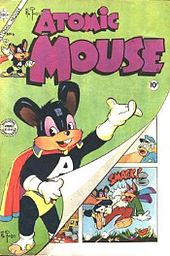 Capa da revista em quadrinhos Atomic Mouse