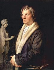 Portrét Thorvaldsena od Karla Begase z roku 1820