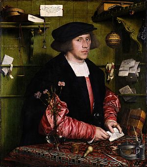 Bildnis des Danziger Hansekaufmanns Georg Gisze in London (Hans Holbein der Jüngere)