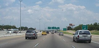 L'I-20 près de Fort Worth