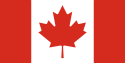 Vertical triband (red, white, red) with a red maple leaf in the centre