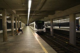 Foto einer U-Bahn-Station