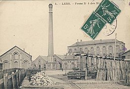 Fosse no 4 Louis Bigo ou Saint Louis (oblitération de 1903).