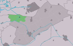 Location in Opsterland municipality