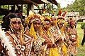 Gruppe Orokaiva aus Neuguinea