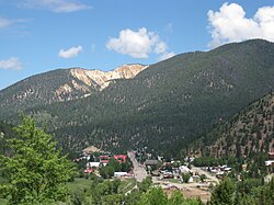 The town of Red River, New Mexico