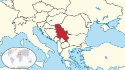 Location of Serbiya