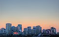 The downtown skyline from the Strathearn neighbourhood